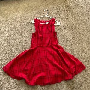 Red Elle Plaid Dress | Size 8